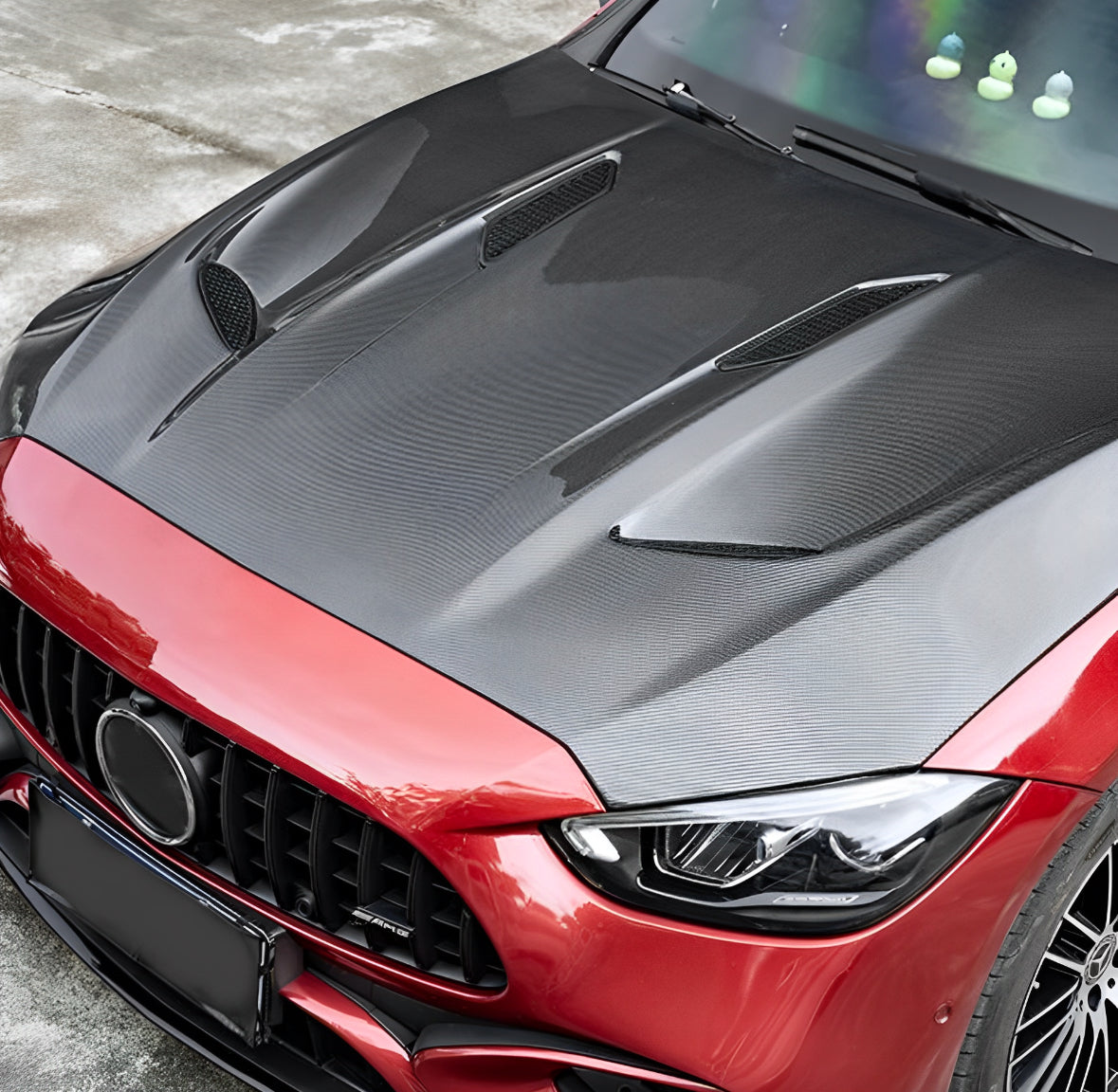 Mercedes Benz W206 C Class 507 Style Carbon Fibre Hood