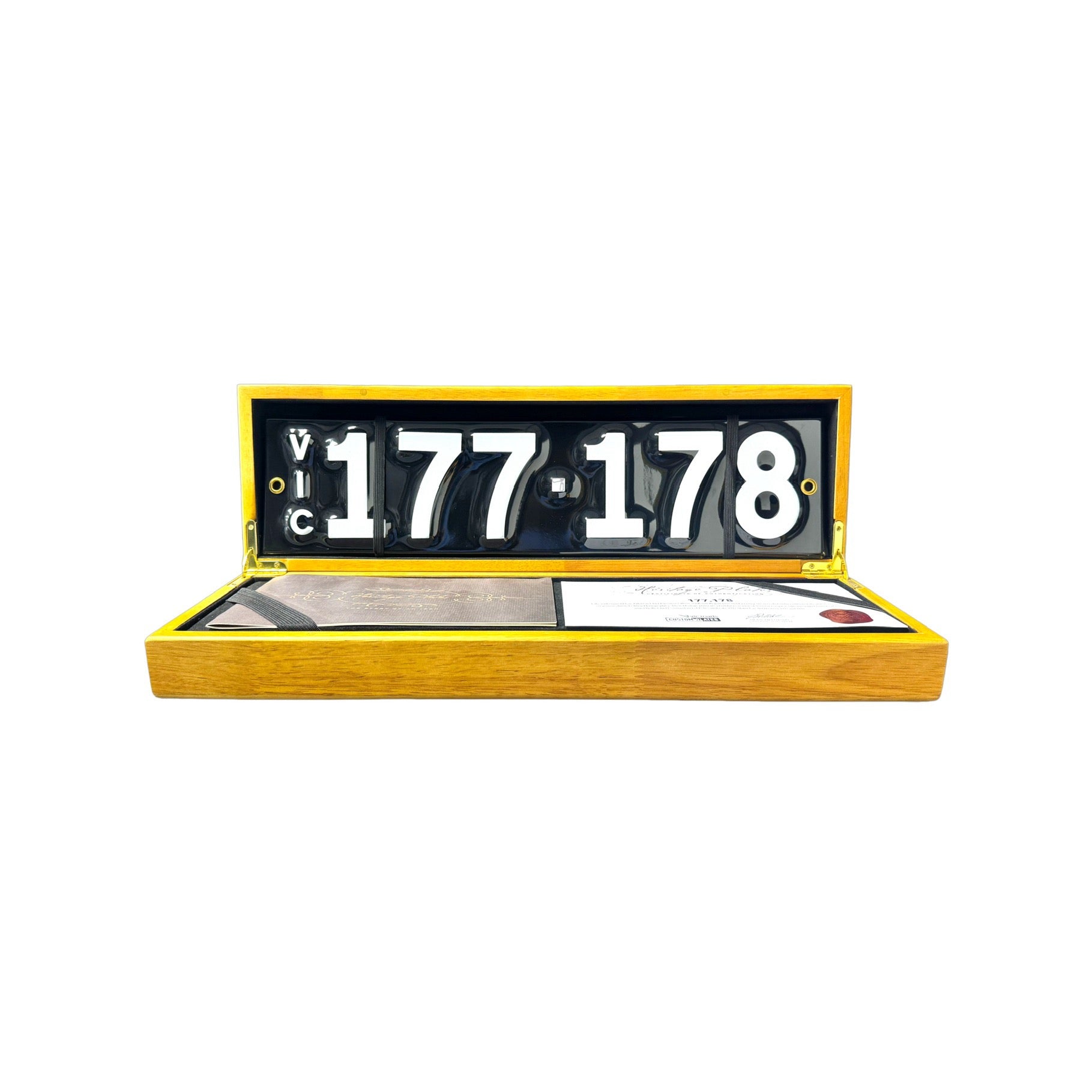 Heritage Number Plate 177.178