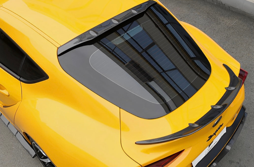A90 Toyota Supra MK5 Manta Style Carbon Fibre Roof Spoiler