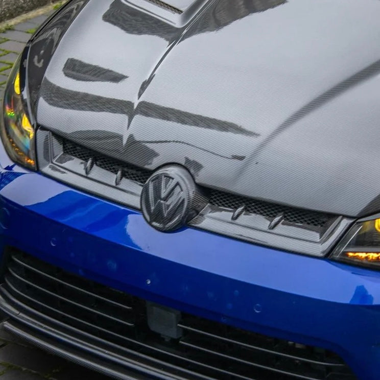 Volkswagen Golf MK7 | MK7.5 Carbon Fibre Front Grille Aspec Style (2014-2020)