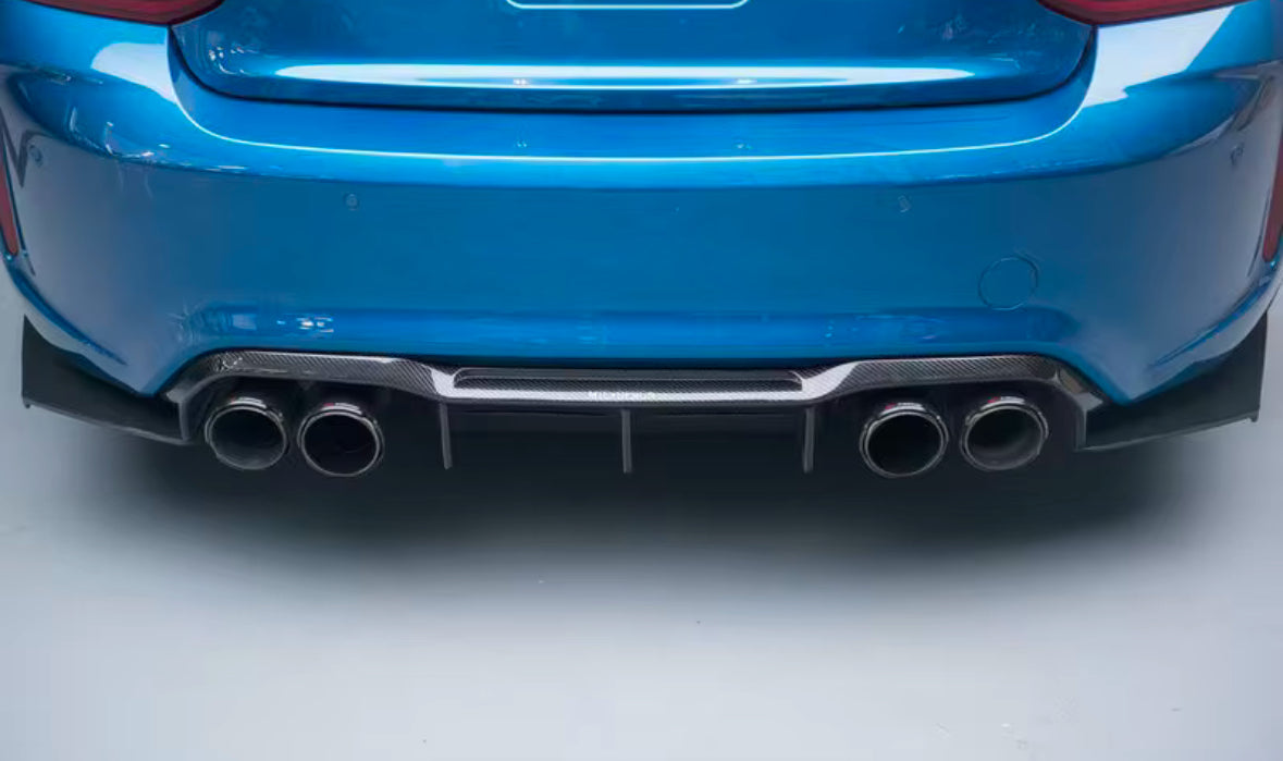 Carbon Fibre MTC Style Rear Diffuser BMW F87 M2 (16-21)