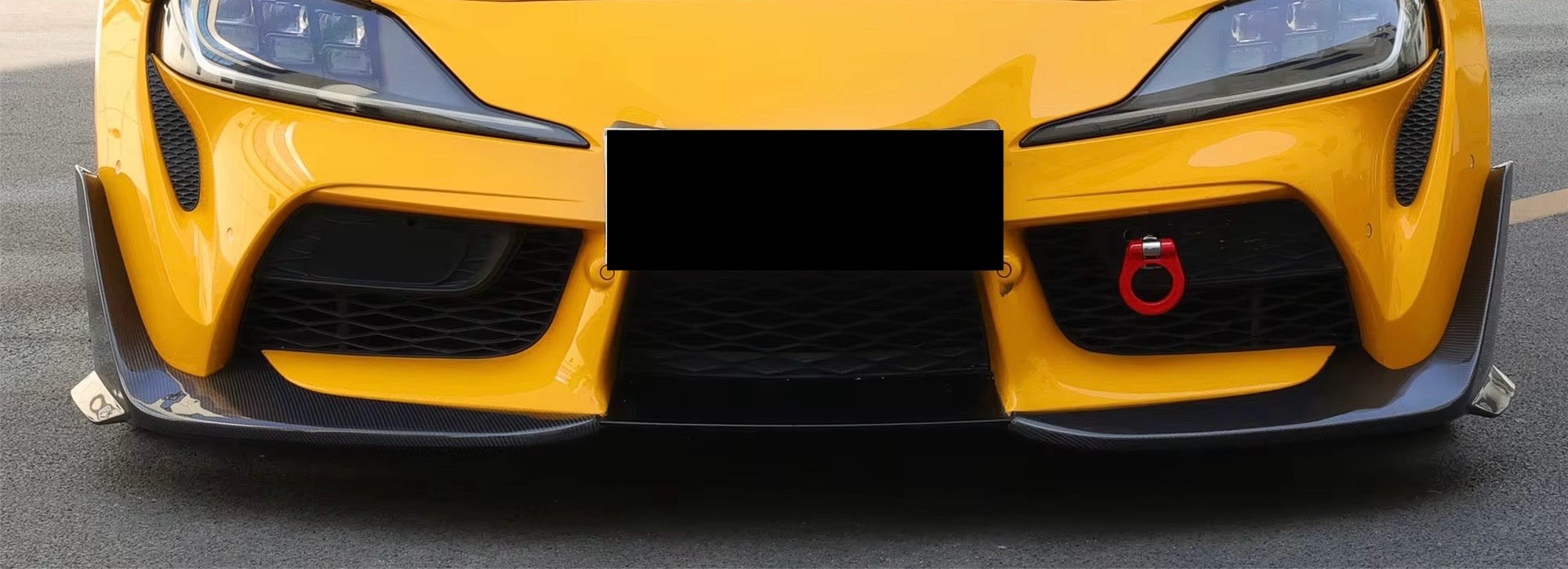 A90 Toyota Supra MK5 Carbon Fibre Front Lip Additions