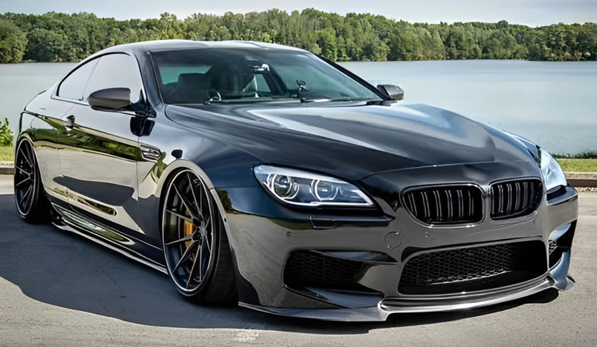 BMW F06 | F12 | F13 M6 V Style Carbon Fibre Front Lip