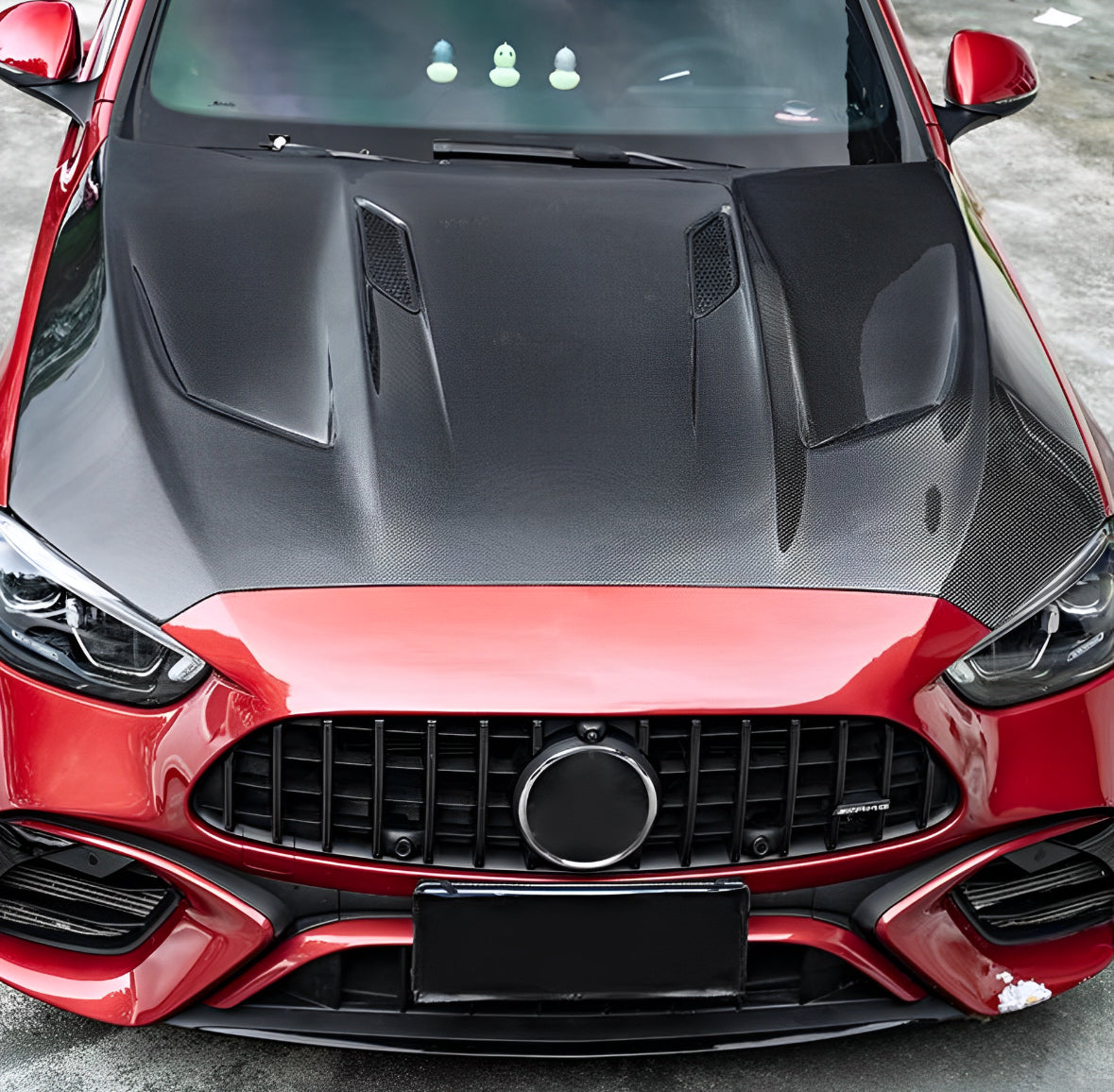 Mercedes Benz W206 C Class 507 Style Carbon Fibre Hood