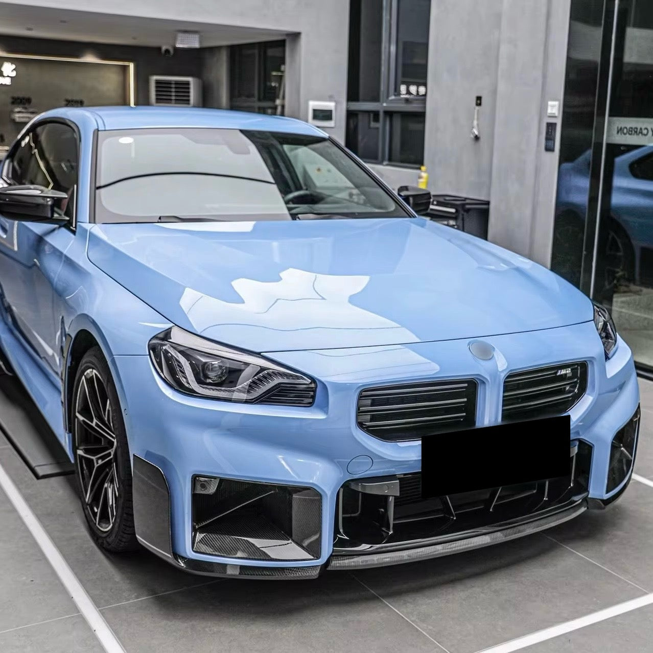 BMW G87 M2 M Performance Style Dry Carbon Fibre Front Lip