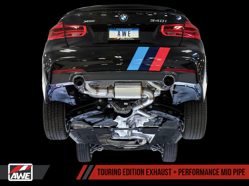 AWE Tuning BMW F3X 340i | 440i Touring Edition Axle-Back Exhaust