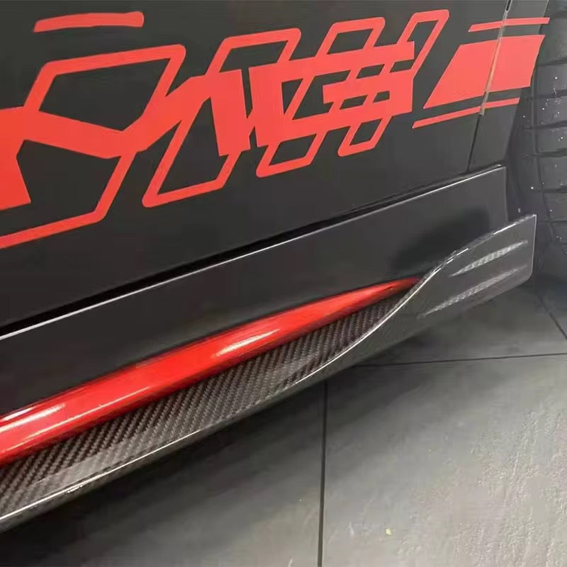 Dry Carbon Fibre Side Skirts Mercedes Benz A Class (A35/A45s)