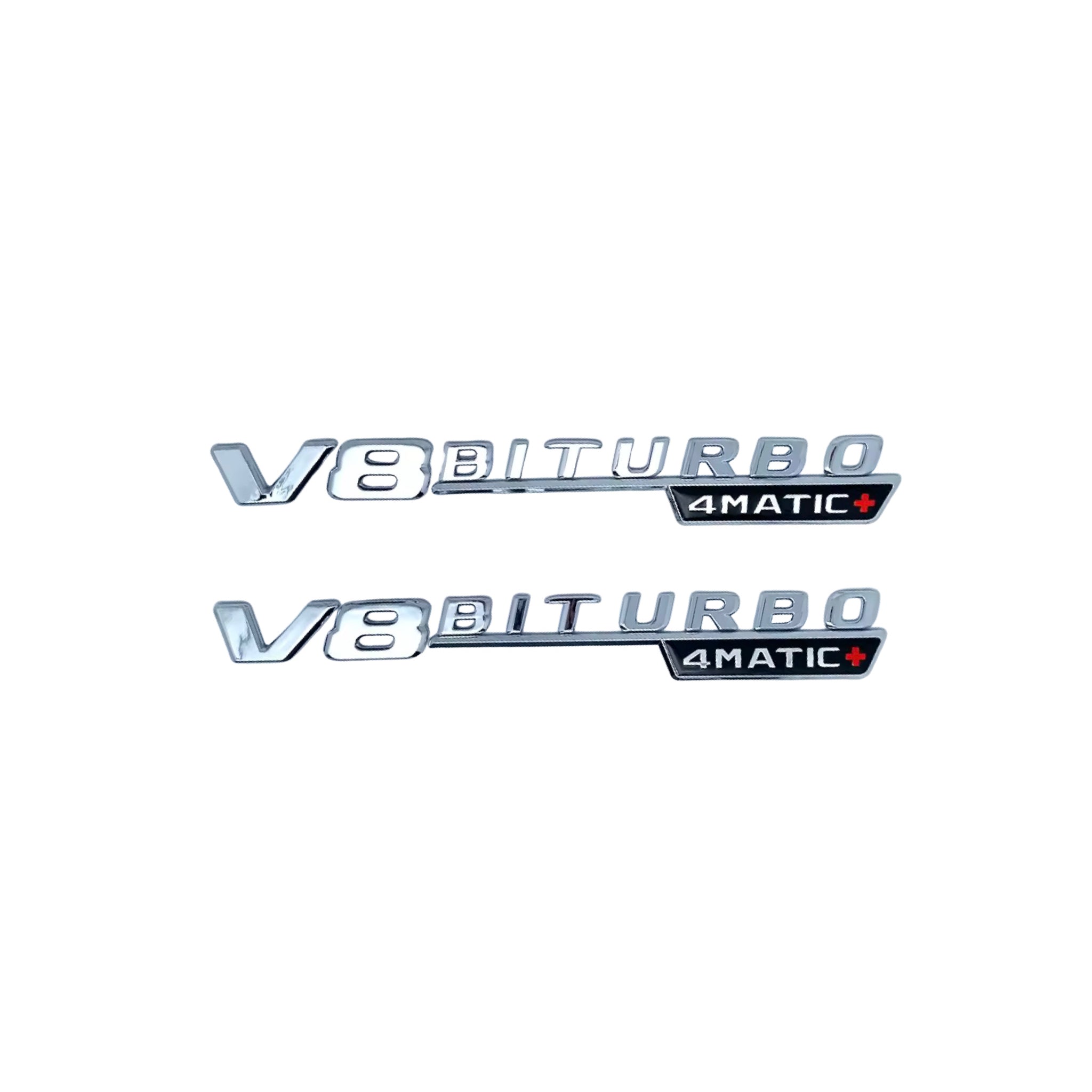 Mercedes Benz V8 BITURBO 4 MATIC Badges W205 | C205 | S205 | A205 | W212 | W213 | W213 | W222