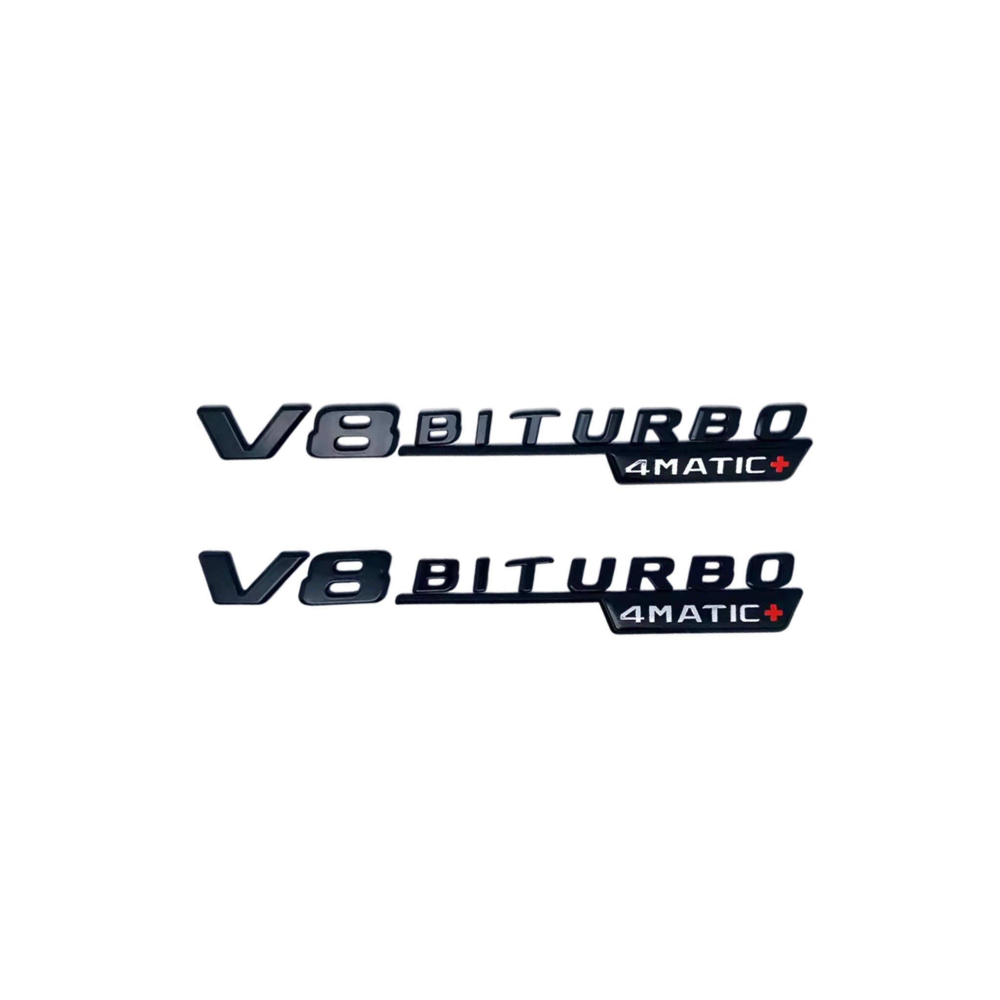 Mercedes Benz V8 BITURBO 4 MATIC Badges W205 | C205 | S205 | A205 | W212 | W213 | W213 | W222