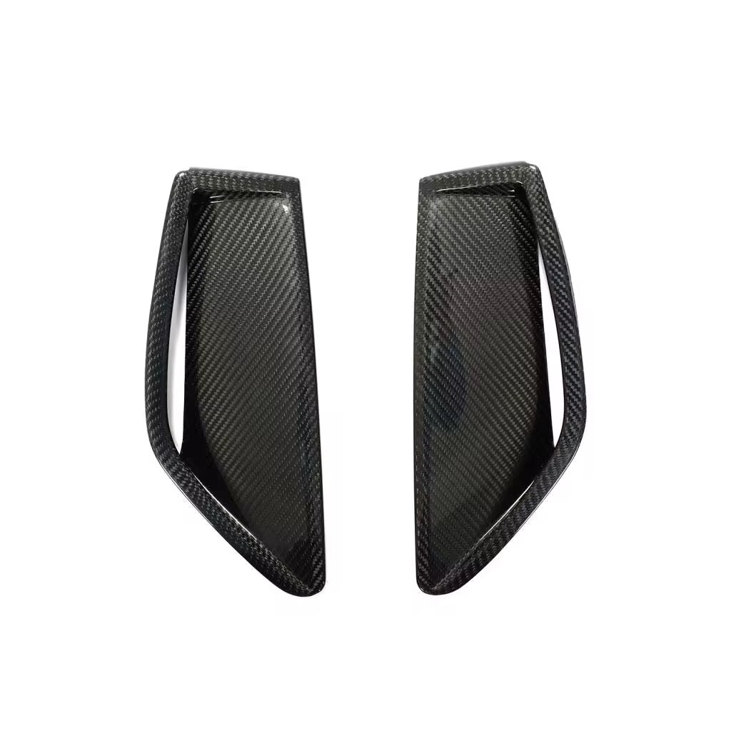 Audi RS6 (C8) Dry Carbon Fibre Front Bumper Vent Covers