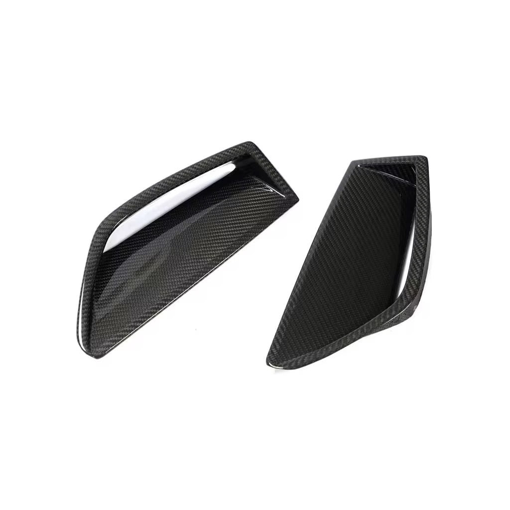 Audi RS6 (C8) Dry Carbon Fibre Front Bumper Vent Covers