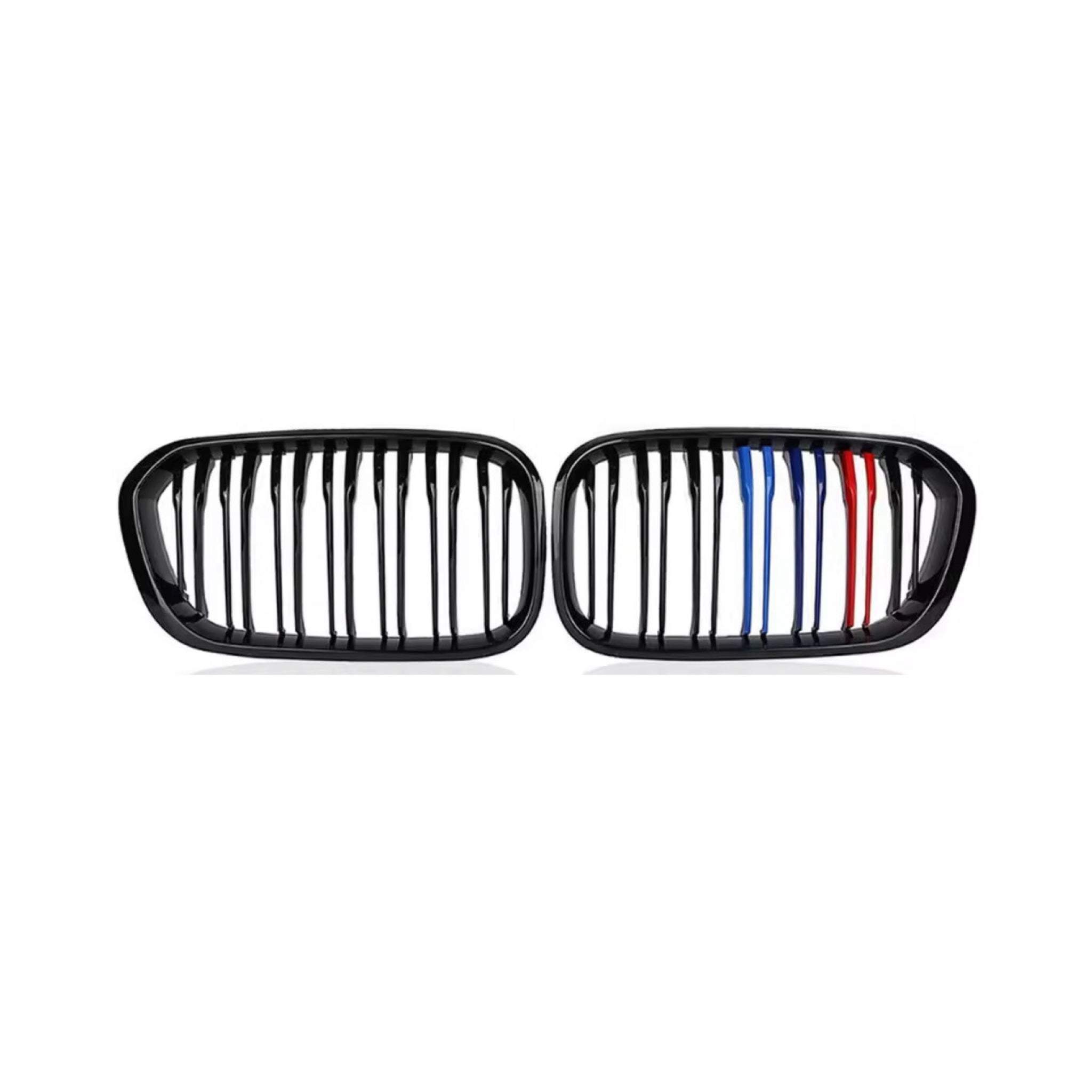 BMW 1 Series F20 | F21 (15-19) Dual Slat Front Grille Gloss Black + M Colours