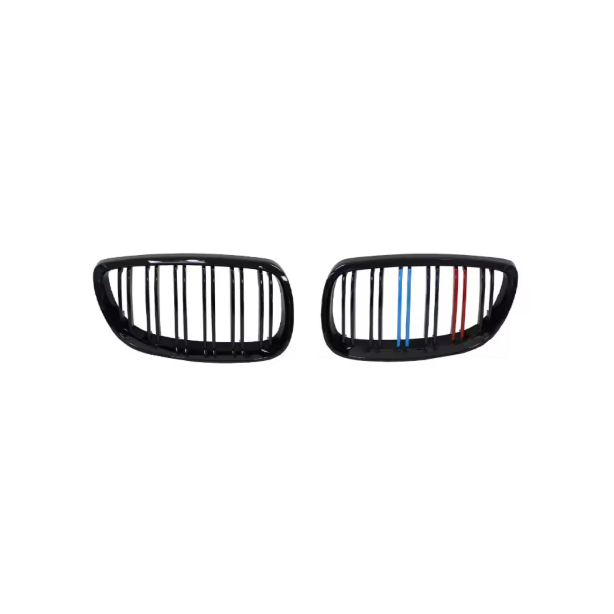 BMW 3 Series E90 LCI Dual Slat Front Grille Gloss Black + M Colours