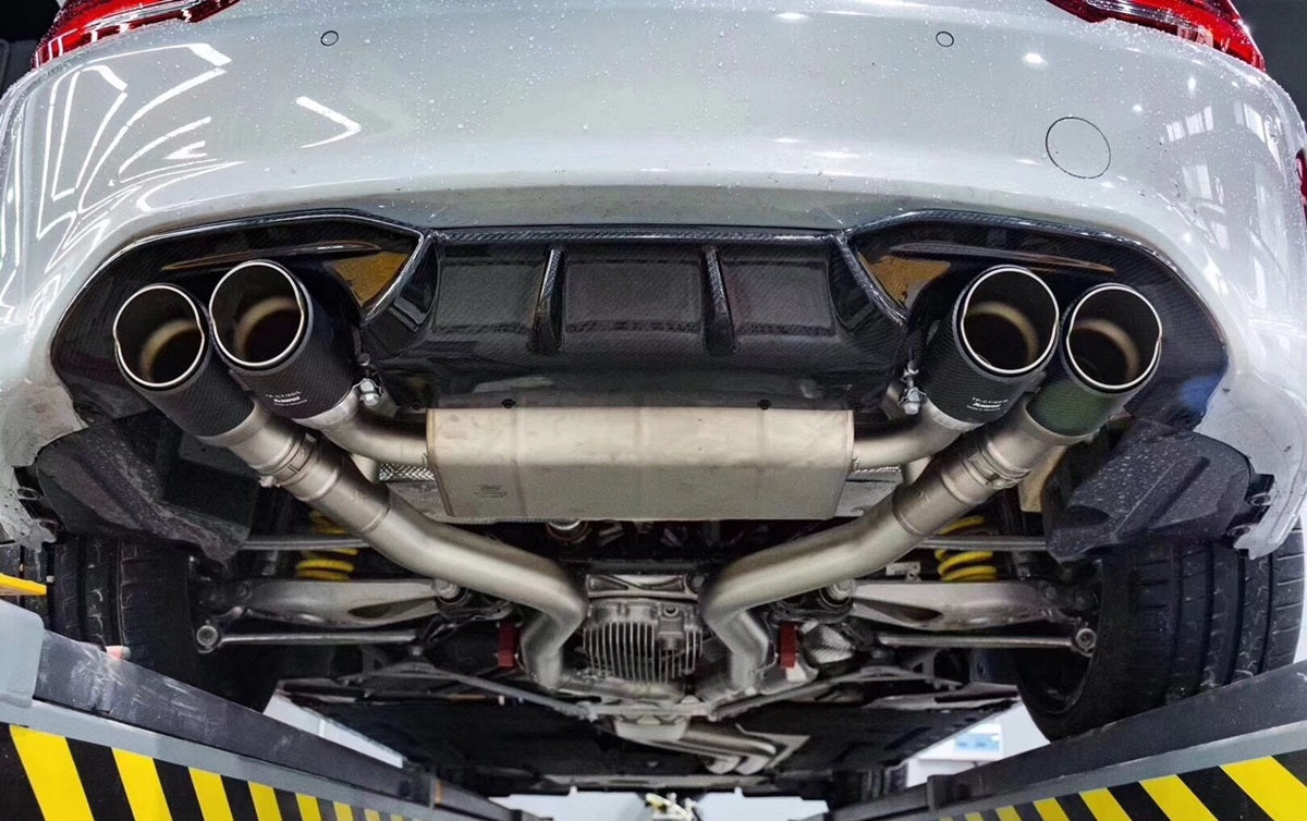 Carbon Fibre AK Style Rear Diffuser BMW F87 M2 (16-21)