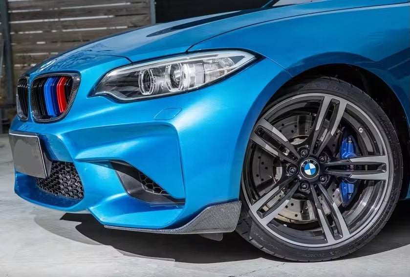 BMW F87 M2 M Performance Style Carbon Fibre Front Lip/ Winglet