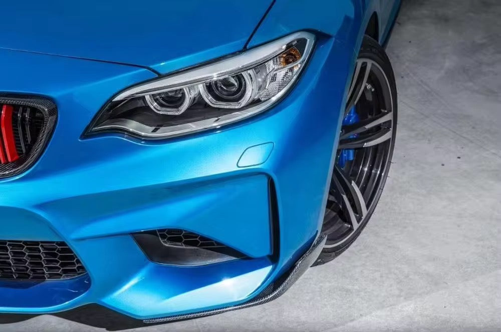 BMW F87 M2 M Performance Style Carbon Fibre Front Lip/ Winglet