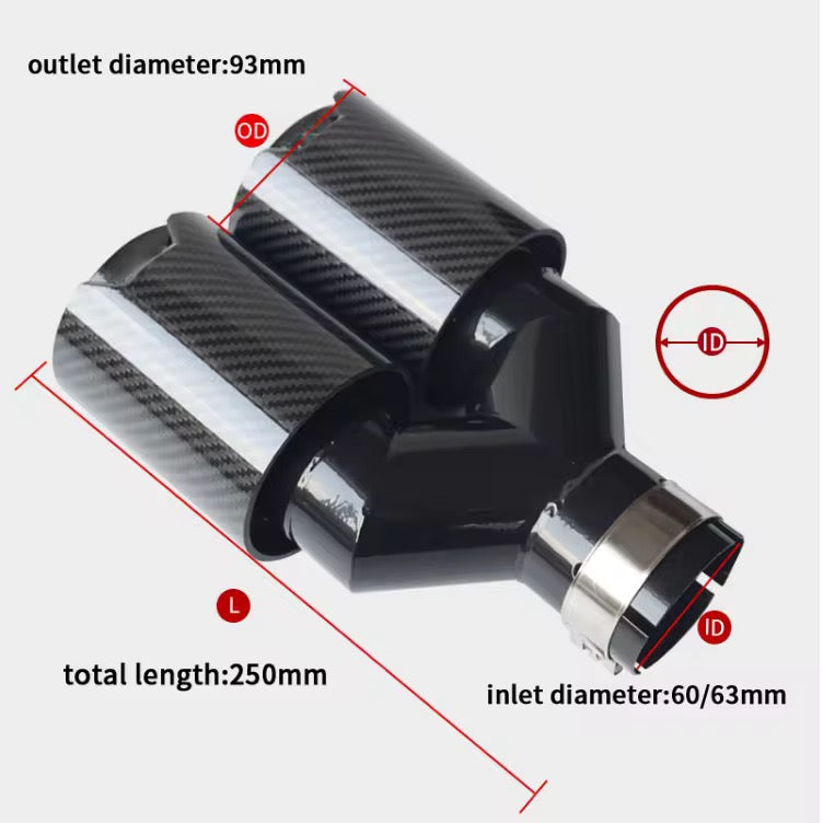 BMW 4 Series F32 | F33 | F36 Dual Exhaust Tips