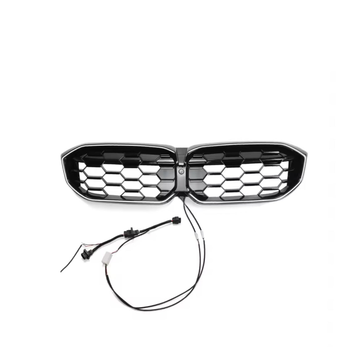 BMW 3 Series G20 LCI (22+) Diamond Style Front Grille With Light (Black)