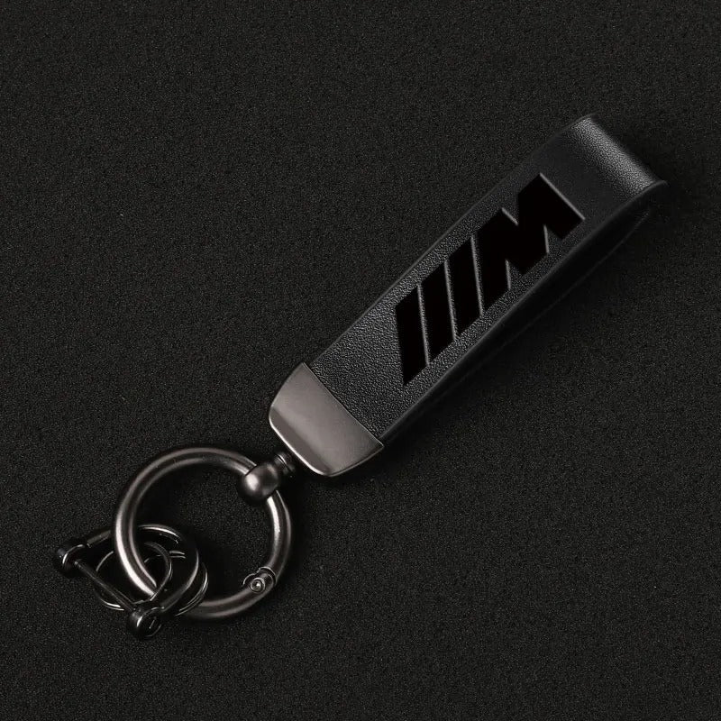 LEATHER M KEYCHAIN FOR BMW