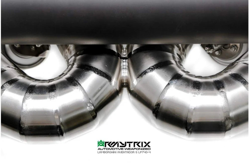 Armytrix Titanium Valvetronic Cat Back Exhaust System Lamborghini Aventador S LP740-4 16+