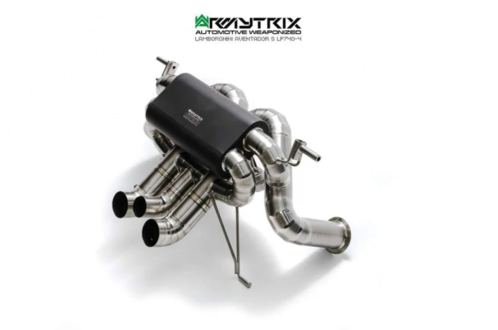 Armytrix Titanium Valvetronic Cat Back Exhaust System Lamborghini Aventador S LP740-4 16+