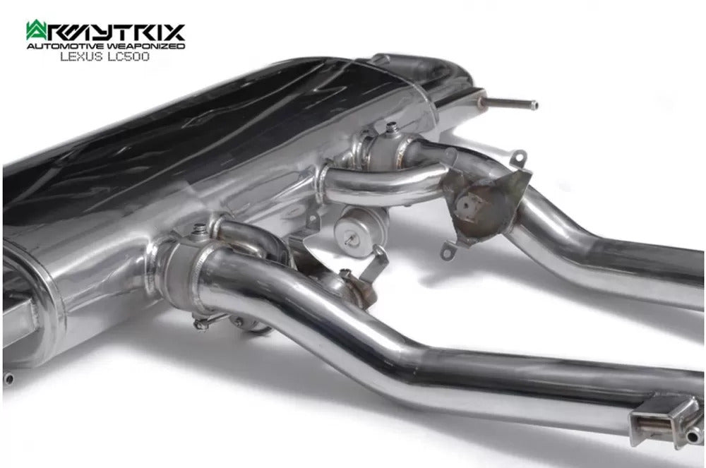 Armytrix Stainless Steel Valvetronic Cat Back Exhaust System Lexus LC500 17+