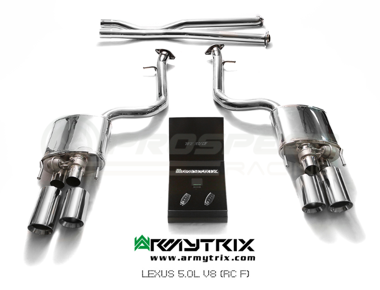 Armytrix Stainless Steel Valvetronic Cat Back Exhaust System