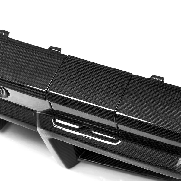 Sooqoo Pre Pregged Dry Carbon Fiber Type A Rear Diffuser for BMW M5 G90