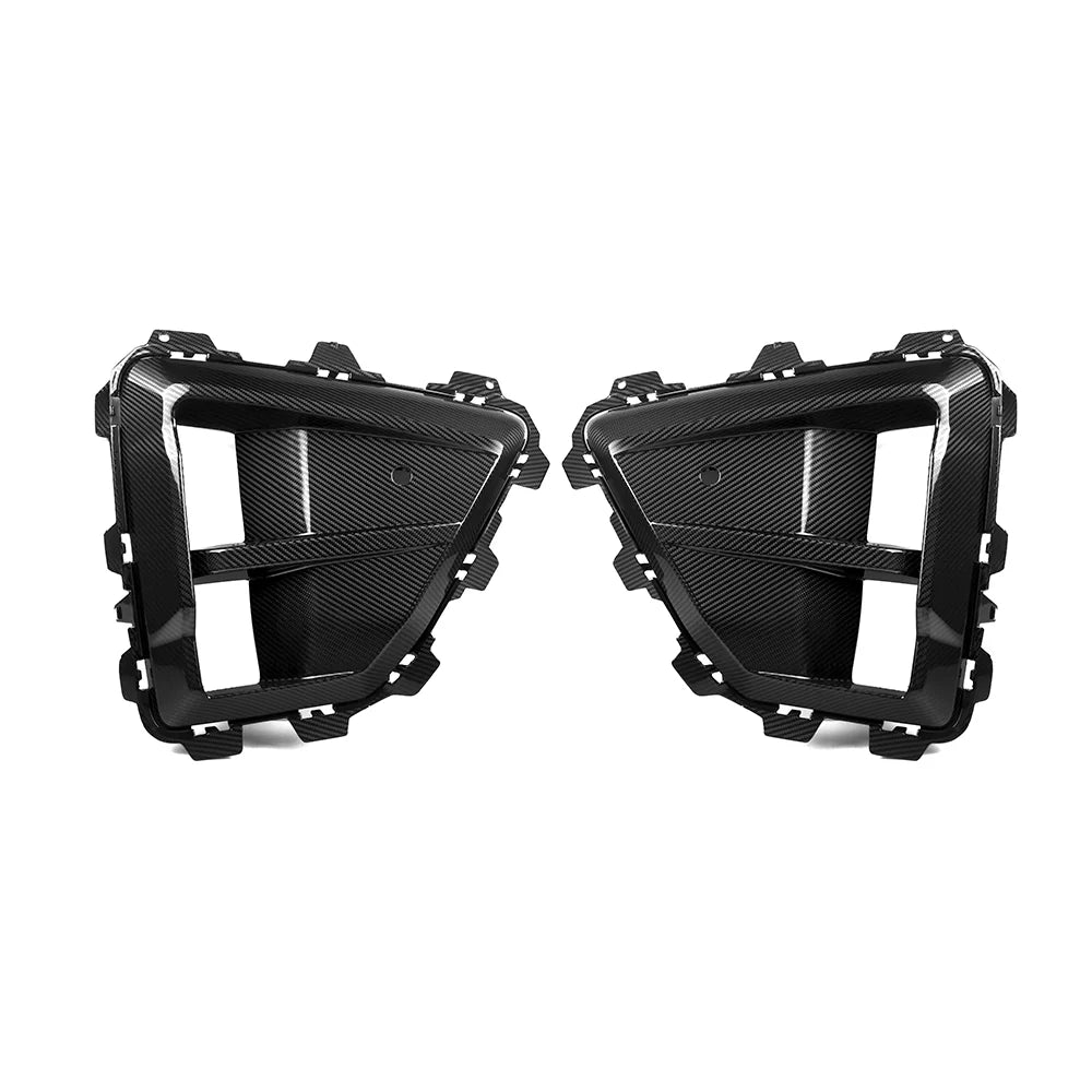 Sooqoo Pre Pregged Dry Carbon Fiber Front Duct for BMW X5M F95 / X6M F96 LCI