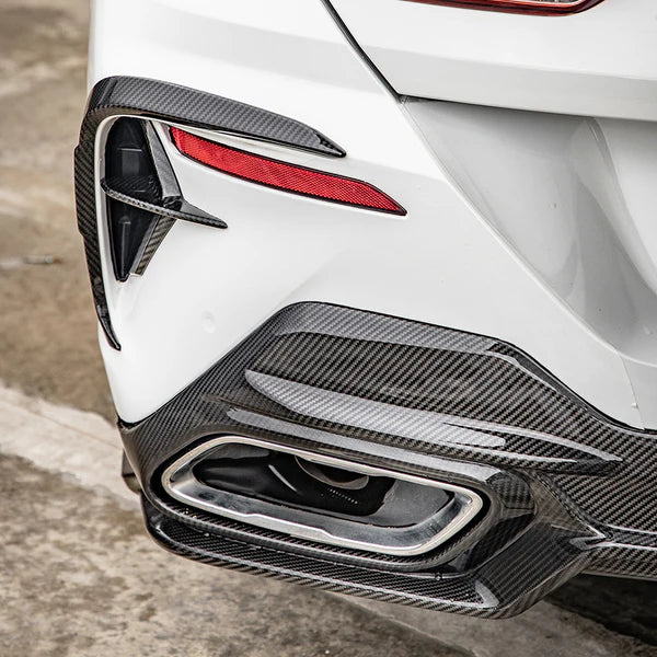 Sooqoo Pre Pregged Dry Carbon Fiber Rear Diffuser for BMW 8 Series G14 G15