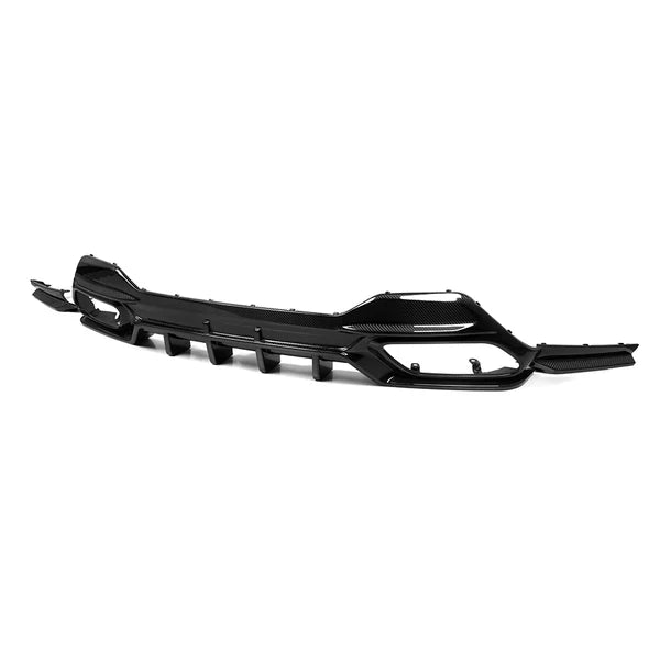 Sooqoo Pre Pregged Dry Carbon Fiber Rear Diffuser for BMW 8 Series G14 G15