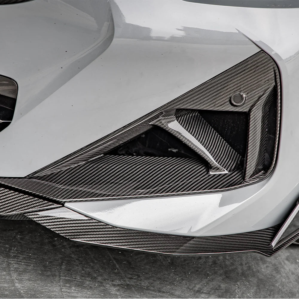 Sooqoo Pre Pregged Dry Carbon Fiber Front Air Duct for BMW 2 Series G42 2022+