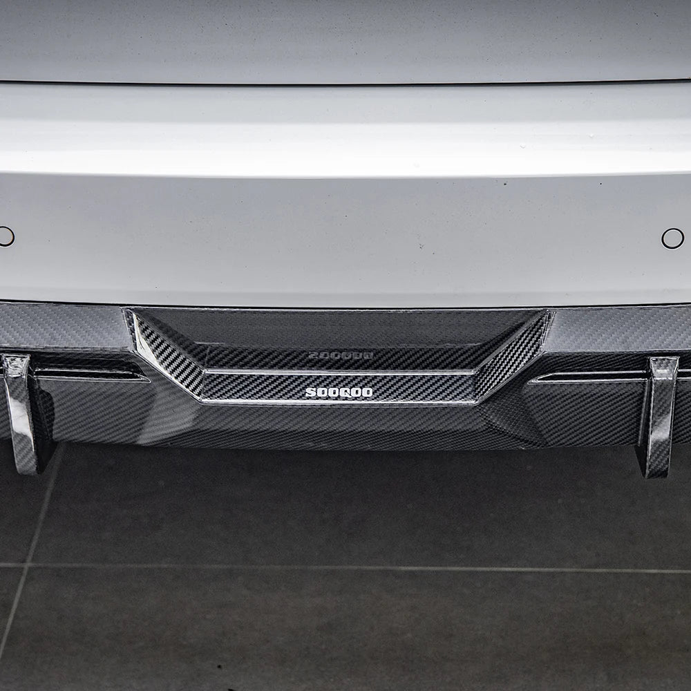 Sooqoo Pre Pregged Dry Carbon Rear Diffuser for BMW X3 G01 LCI 2022+