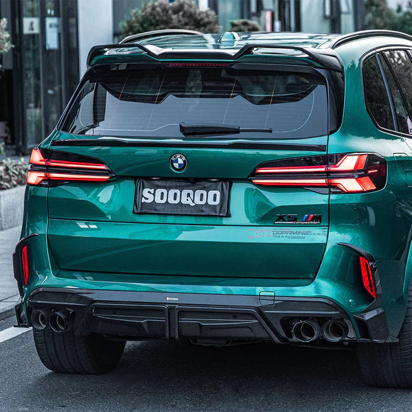 Sooqoo Pre Pregged Dry Carbon Fiber Rear Diffuser for BMW X5M F95