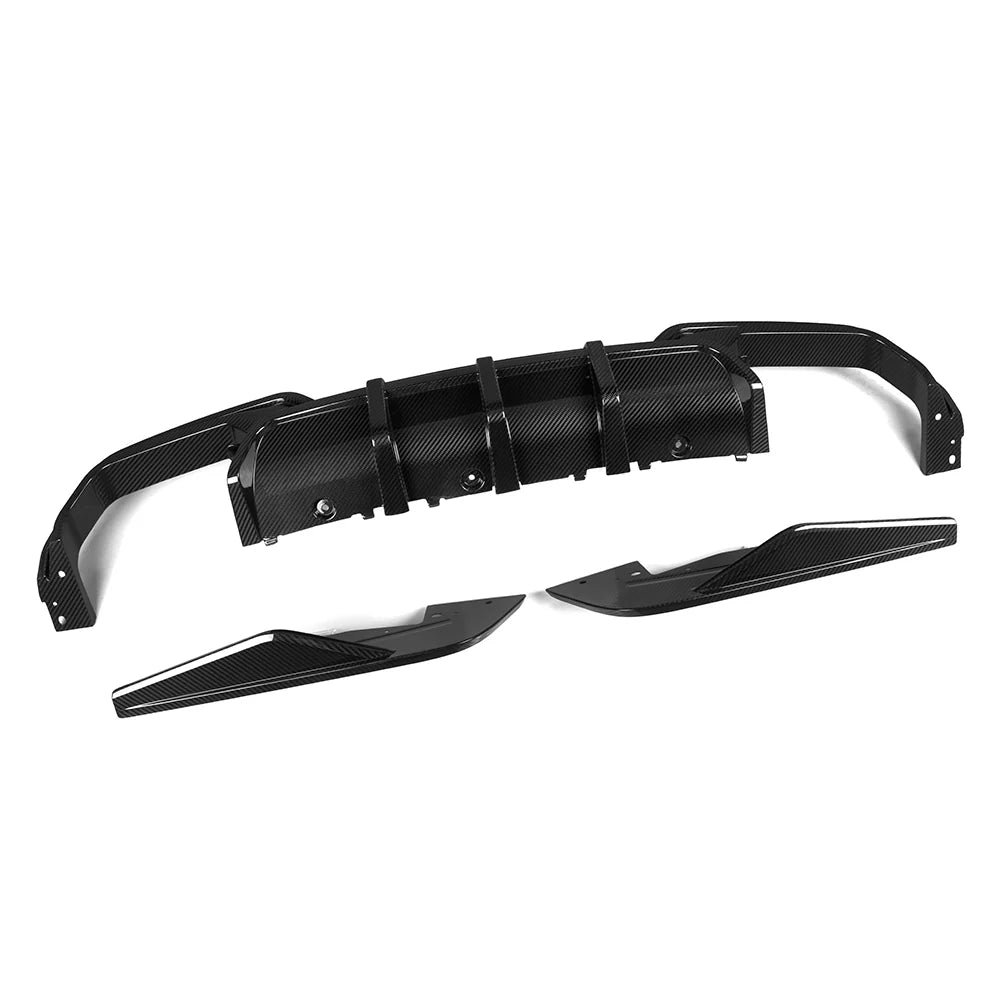 Sooqoo Pre Pregged Dry Carbon Fiber Rear Diffuser for BMW M8 F93