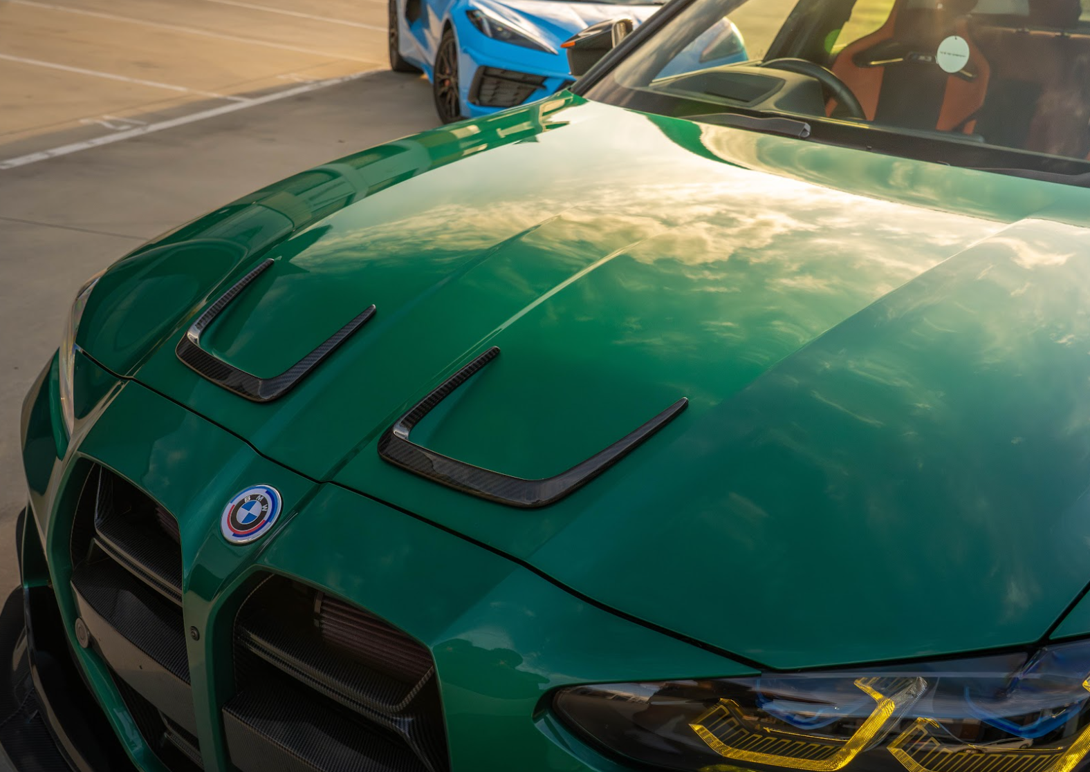 BMW M3 G80 G81 | M4 G82 G83 Dry Carbon Fibre Hood Scoop Air Vents