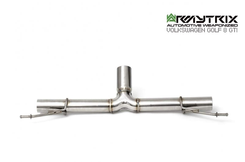Armytrix Stainless Steel Valvetronic Cat Back Exhaust System Volkswagen Golf GTI MK8 20+