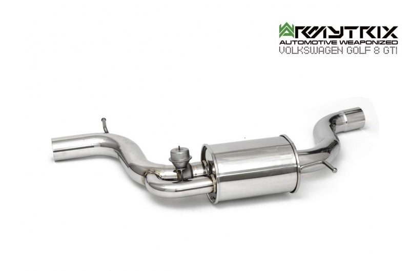 Armytrix Stainless Steel Valvetronic Cat Back Exhaust System Volkswagen Golf GTI MK8 20+