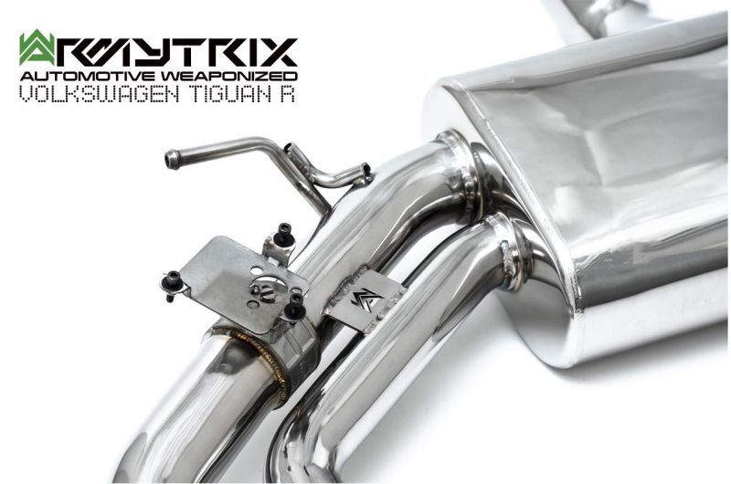 Armytrix Stainless Steel Valvetronic Cat Back Exhaust System Volkswagen Tiguan R 20+