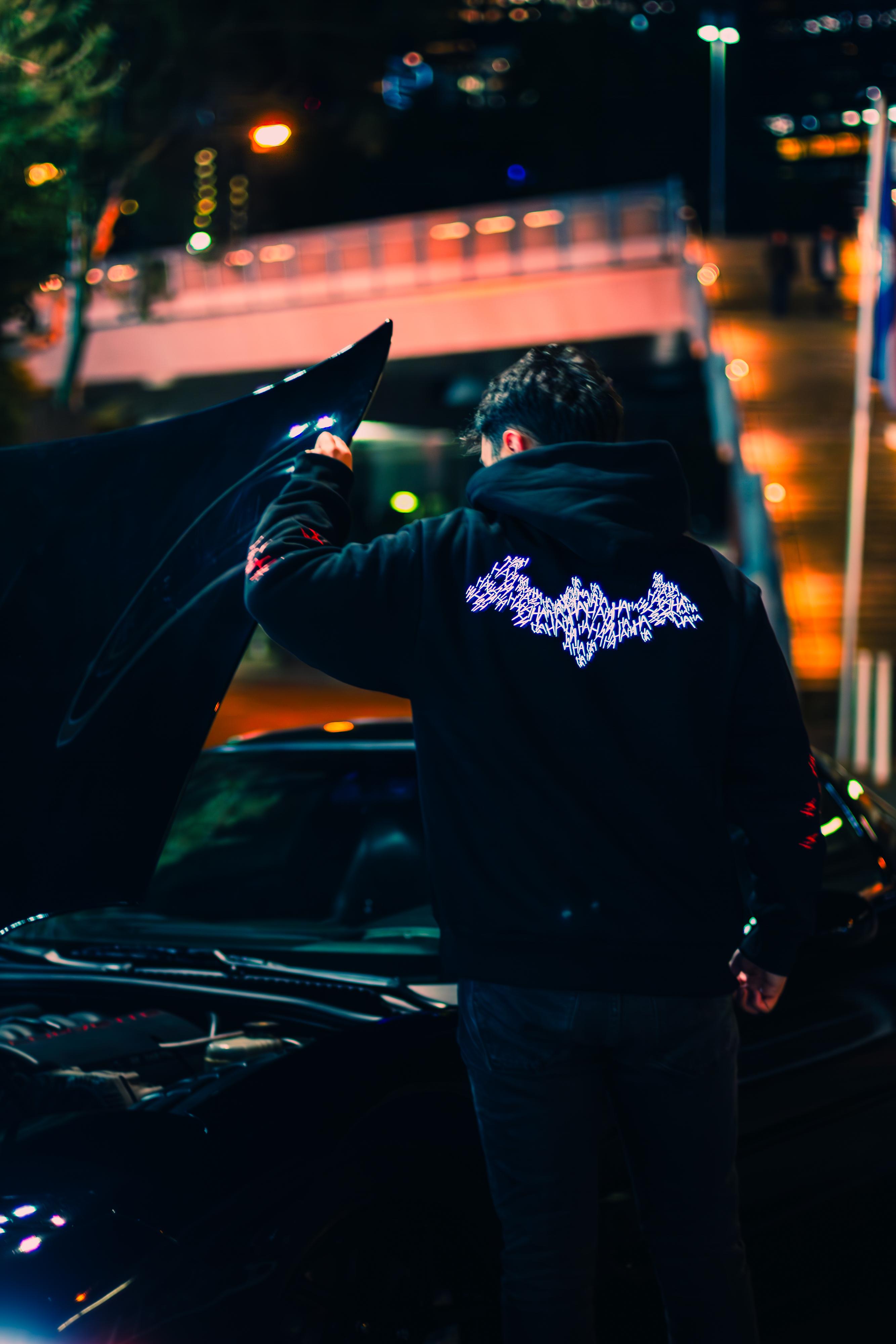 Glow In The Dark Bat Hoodie