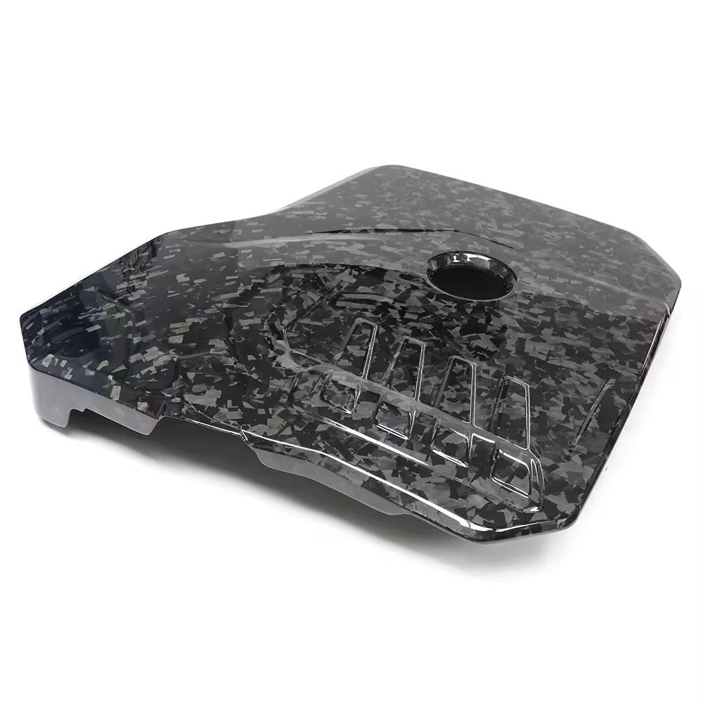 A90 Toyota Supra MK5 B48 Forged Carbon Fibre Engine Cover - Nine Motorsport