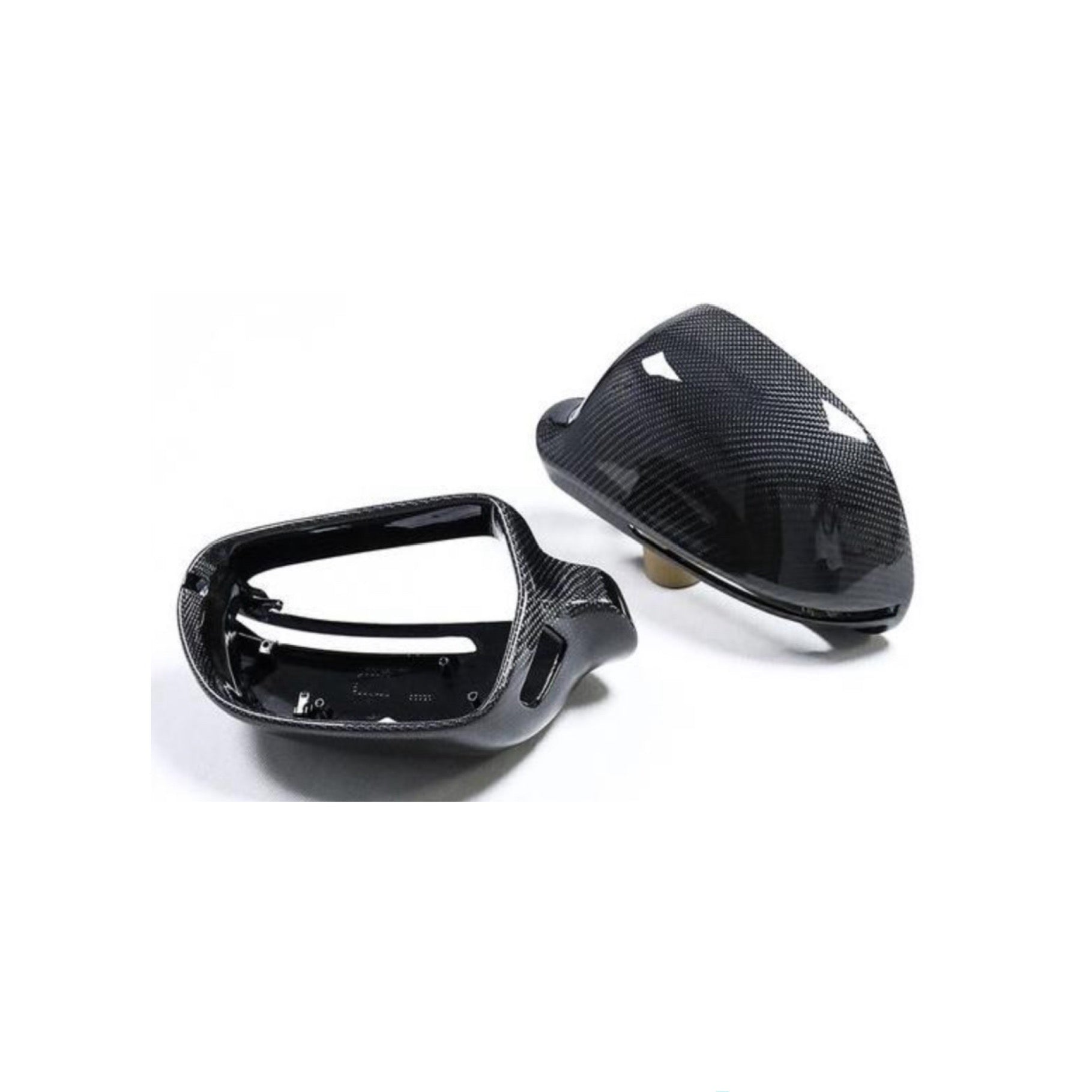 Audi A3/S3/Q3/RS3/A4/A5/A6L/RS6/A8L/S8 Carbon Fibre Mirror Caps - Nine Motorsport