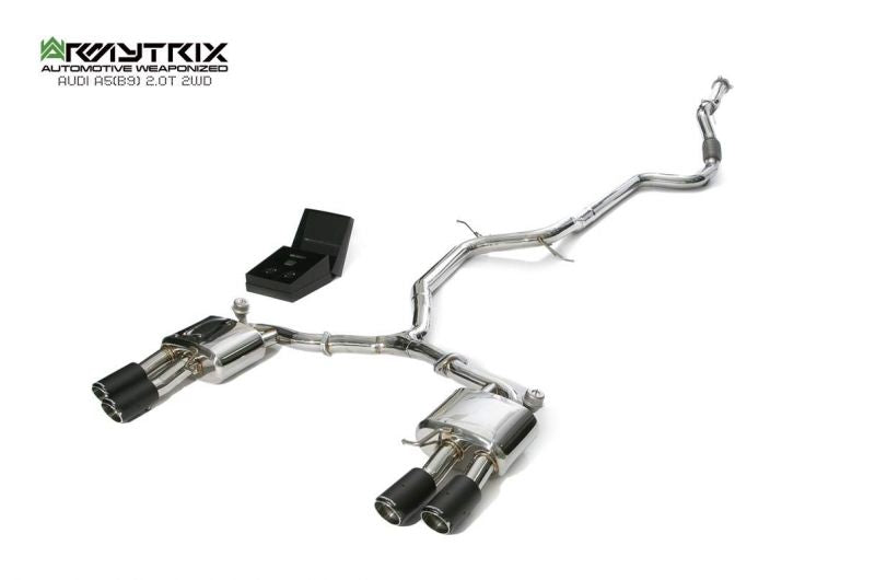 Armytrix Stainless Steel Valvetronic Cat Back Exhaust System Audi A5 B9 Coupe 2WD 16+