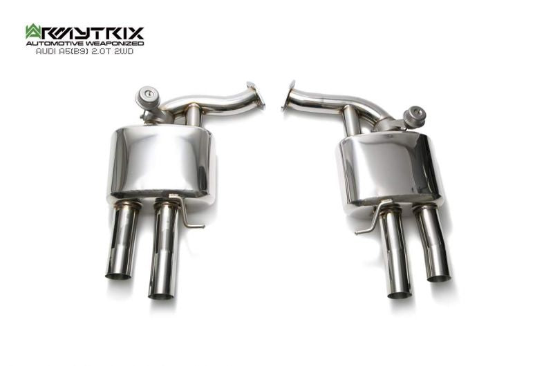 Armytrix Stainless Steel Valvetronic Cat Back Exhaust System Audi A5 B9 Coupe 2WD 16+