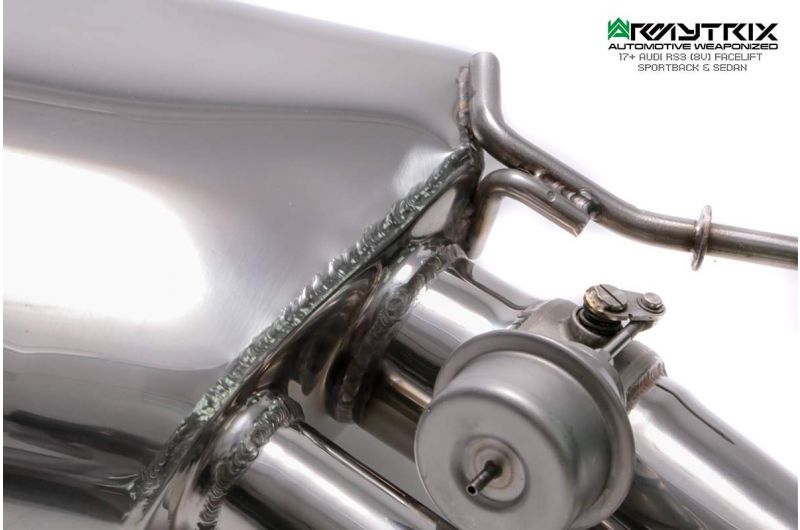 Armytrix Stainless Steel Valvetronic Cat Back Exhaust System Audi RS3 8V Sedan 17-20