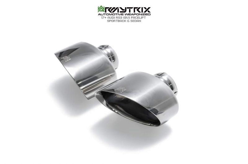 Armytrix Stainless Steel Valvetronic Cat Back Exhaust System Audi RS3 8V Sedan 17-20