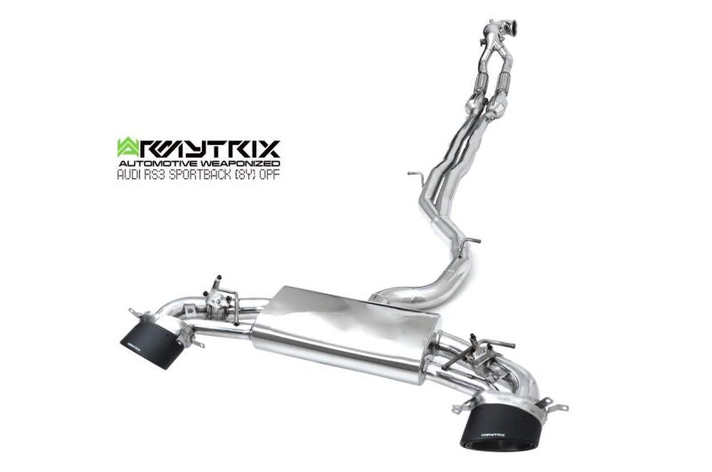 Armytrix Stainless Steel Valvetronic Cat Back Exhaust System Audi RS3 Sedan 8Y 20+