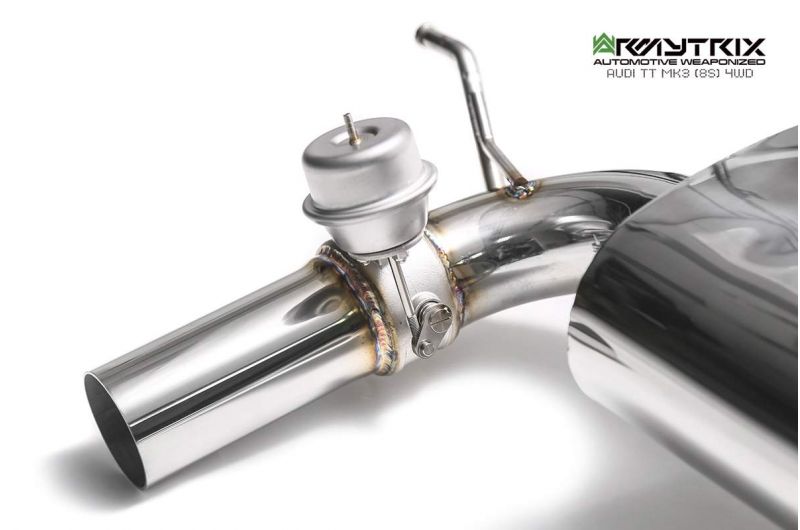 Armytrix Stainless Steel Valvetronic Cat Back Exhaust System Audi TT 8S AWD 14+