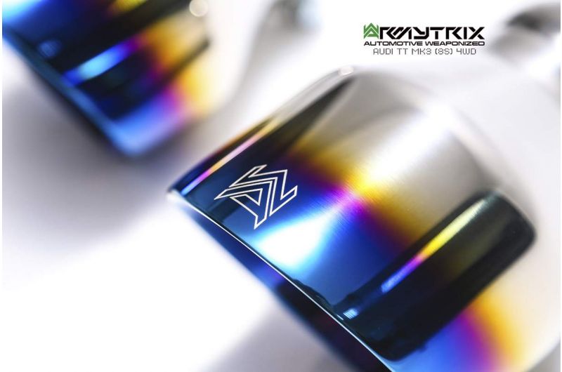 Armytrix Stainless Steel Valvetronic Cat Back Exhaust System Audi TT 8S AWD 14+