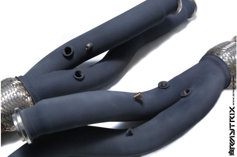 Armytrix High Performance Ceramic Coated De-Catted Front Pipe Lamborghini Aventador LP700-4/LP720-4/LP740-4 S/LP750-4 11-17